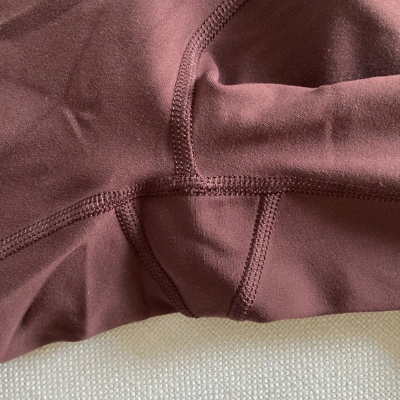 CRZ Yoga High Rise Butterluxe Leggings Taupe Brown Crop 25” XS - Picture 6 of 12